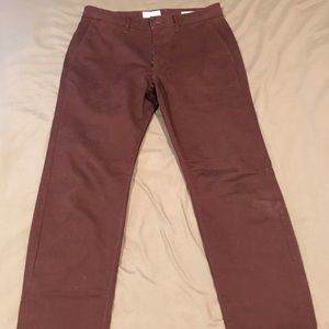 Goodfellow & Co Burgundy Skinny Pants - 31x30